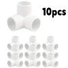 10-Piece 3-Way 1/2 Inch PVC Fitting Water Pipe Accessories for Building Heavy-Duty PVC Furniture Bend Head Accessories