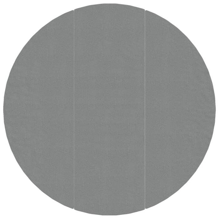 VidaXL Pool Cover, Round Ground Mat, Pool Cover, Pool Protection Garden Terrace, Light Grey Ø396 Cm 94218