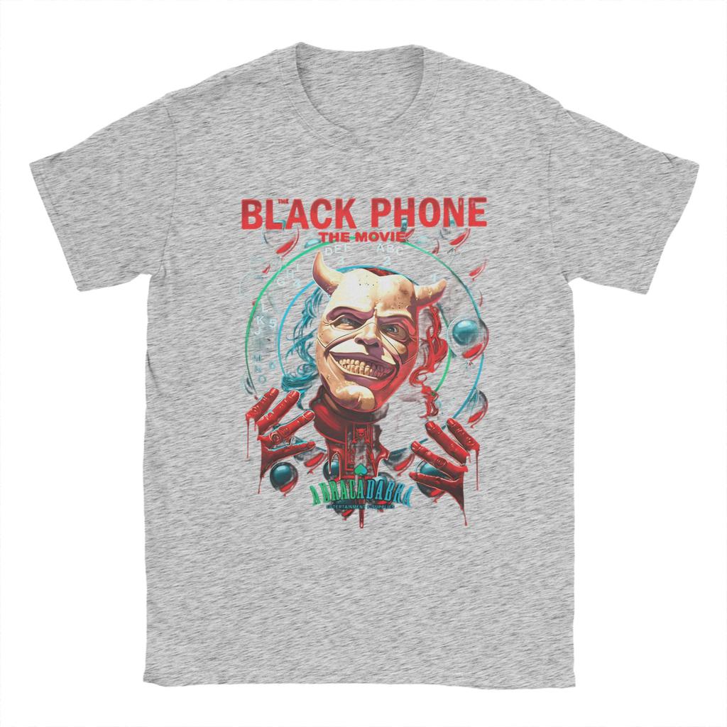 Man T-Shirt 2025 Black Phone 2 Movies T Shirts Trending  Summer Tees Y2K Funny Casual Cotton Tops Gift Idea