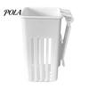 Plastic Plant Cup Tank Container, Hydroponic Holder, Wall Mounted Holder Aquatic Pot, Aquarium Planter Pot Fish Decoration