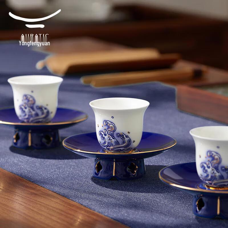 Yongfengyuan Pearl of the Sea 12-Piece Ceramic Tea Set