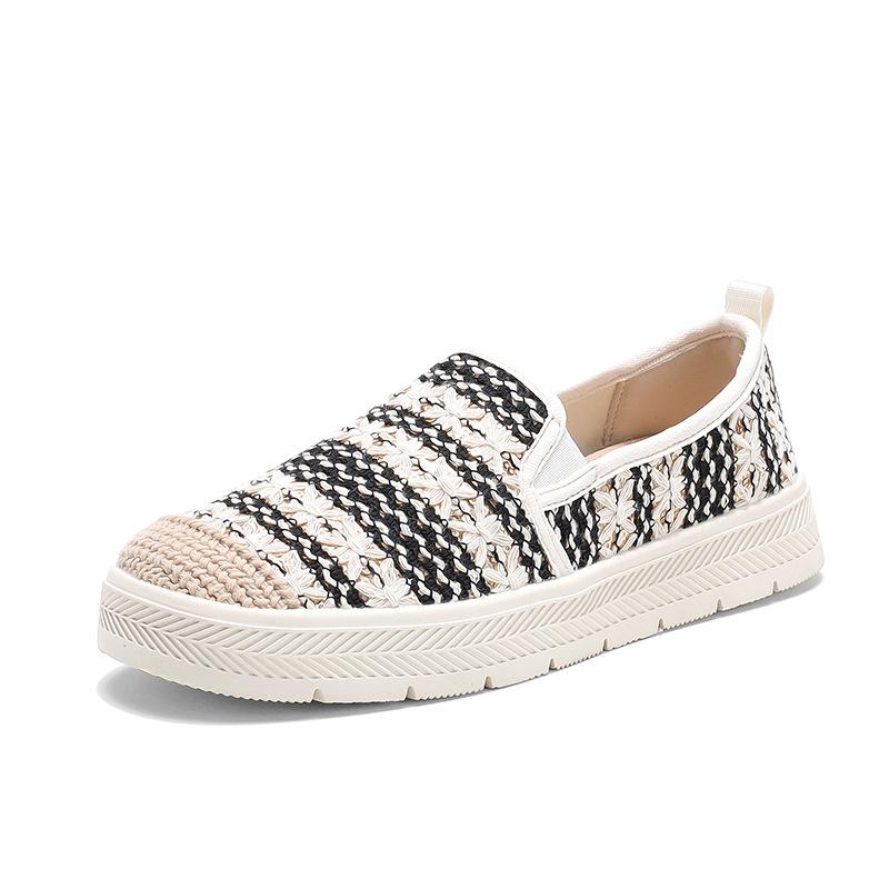 High-end retro fisherman shoes women's 2026 new bu-faced breathable and versatile flat-soled single shoes, lazy one-pedal leisure
