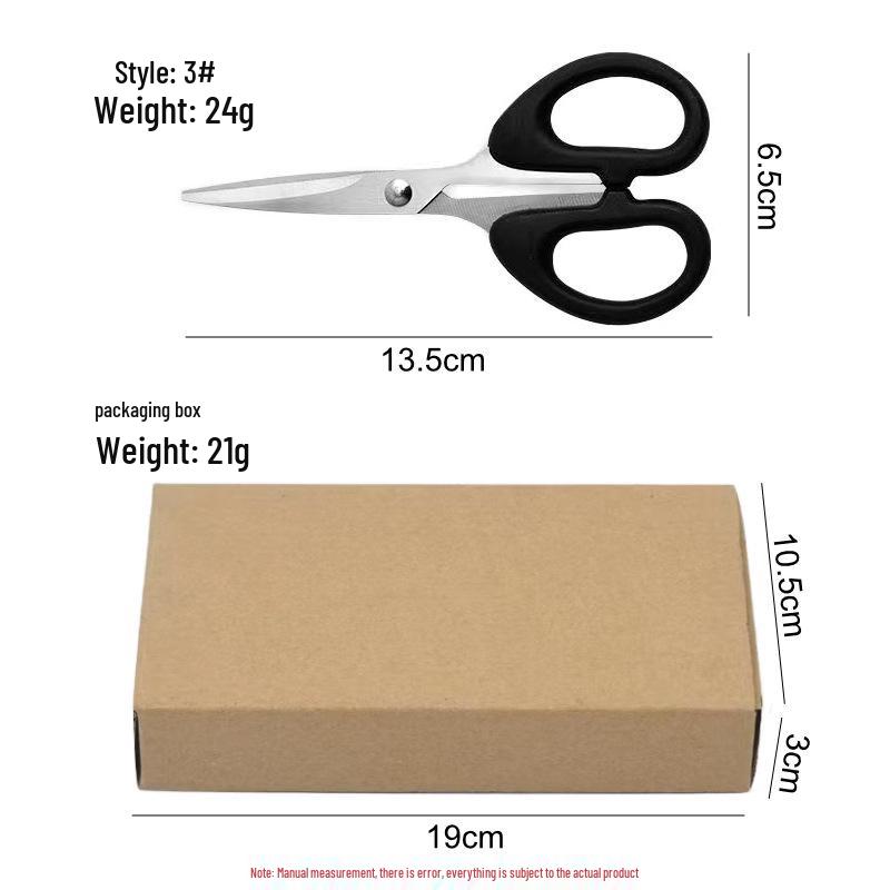 Three-Piece Multipurpose Kitchen Scissors Set: Practical for Chicken, Fish, and More