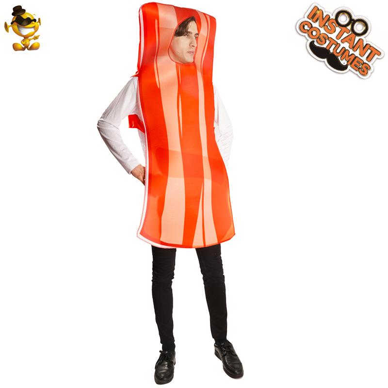 Fried Egg & Bacon Couple Costumes - Funny Halloween Food Outfit for Adults