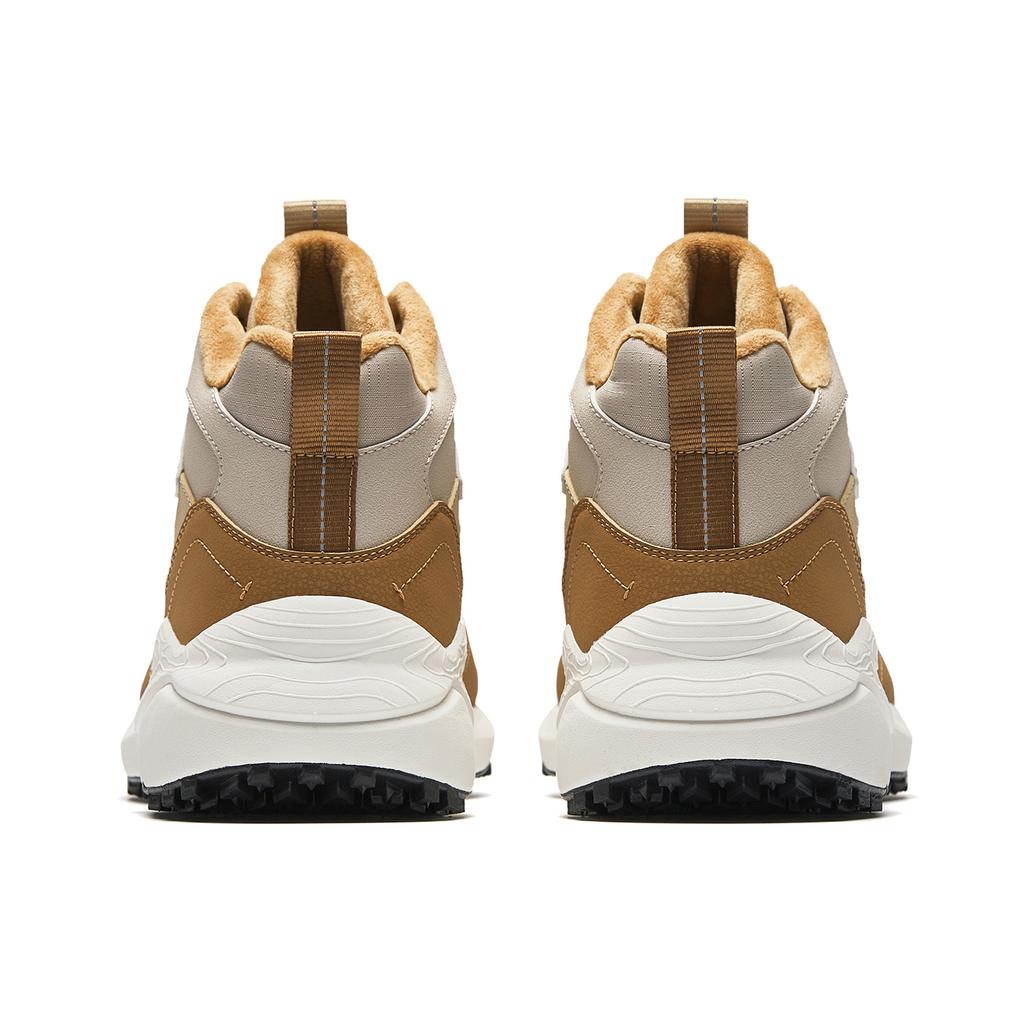 Anta Tazhou Synthetic Leather Fabric Cushioning Non-Slip Casual Fashion Men Sneaker Frost-Gray Bright-Tea-Brown Latte-Khaki 912548922-1