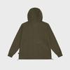 Cenit Raglan Zip-Up Hoodie Dark Khaki
