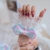 Sweet Cute Wrist Cover Hand Sleeves Detachable Fake Flared  Cuff Elastic Sweater Blouse Decorative Sleeves Cosplay Accessory