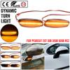 For Peugeot 207 308 3008 5008 RCZ For Citroen C3 C4 C5 DS3 DS4 Car LED Dynamic Turn Signal Blinker Side Marker Fender Light