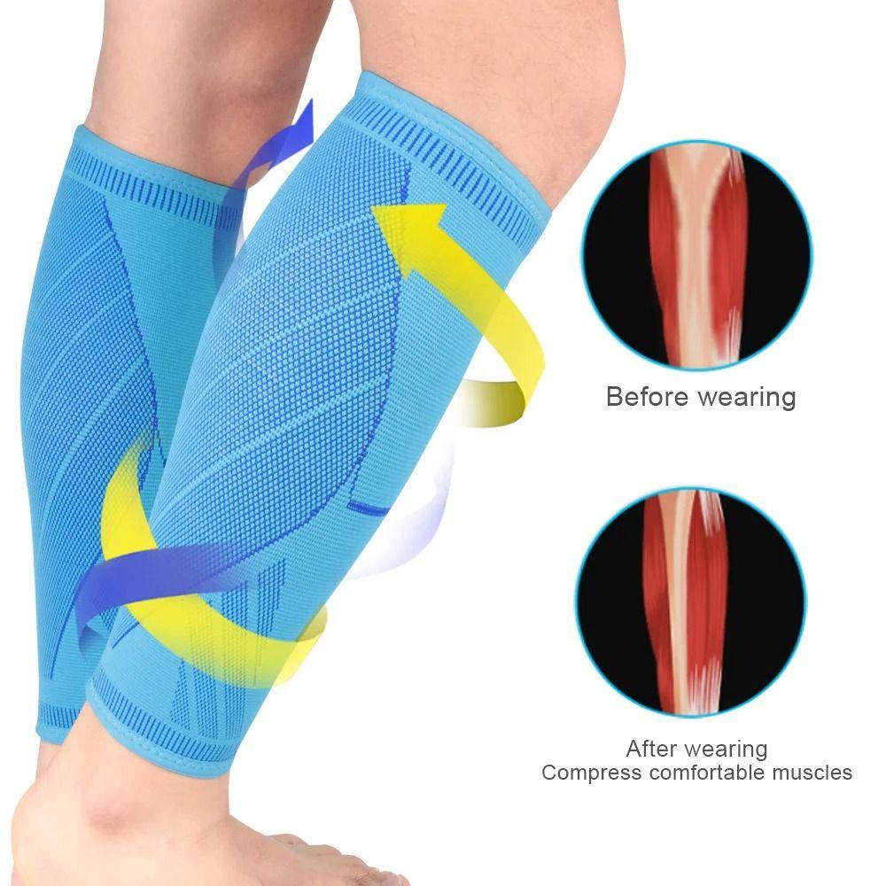 Nylon Compression Calf Sleeve Soft Leg Socks New Shin Guard  Unisex