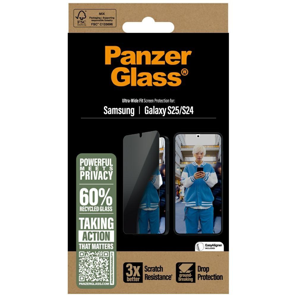 Szkło prywatyzujące do Samsung Galaxy S25 PanzerGlass Ultra-Wide Fit