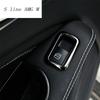 Car Styling Door Armrest Panel Sitcker Trim Auto Window Glass Lift Buttons For Mercedes Benz CLA GLA A Class W117 C117 W176
