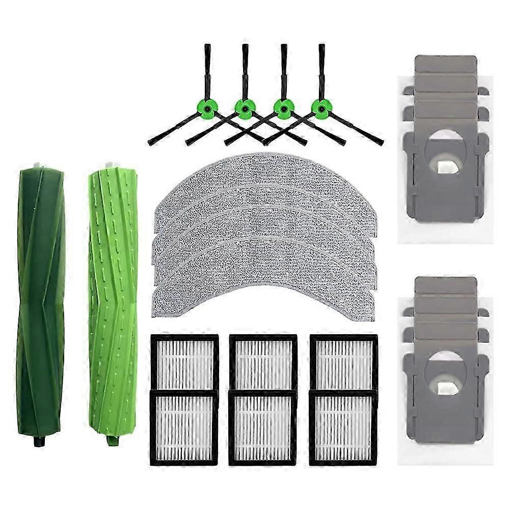 For Combo 10 Max Robot Vacuum Accessories Main Brush Hepa Filter Mop Rag Dust Bag Replacement Parts