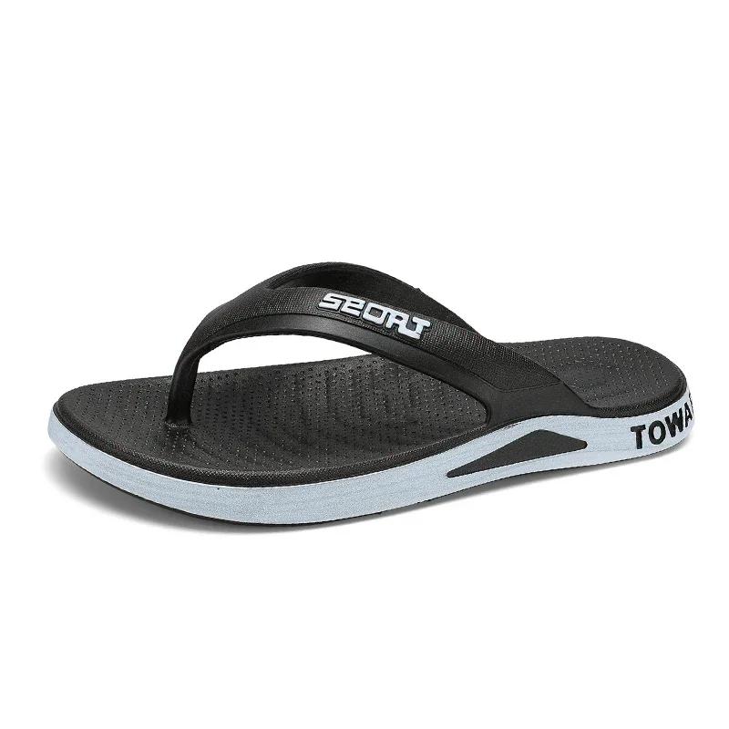 Huispantoffels voor Heren Slides Schoenen Heren Origineel Merk Pantoffels Luxe Echt Herenpantoffel Strand Waterschoenen Slippers 43 black