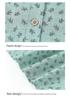 Mid-aged & Elderly Women's Floral Cotton Shirt, 3/4 Sleeve, Loose Plus Size Top