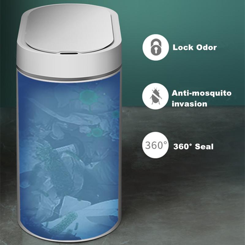 Smart Sensor Trash Can For Kitchen Bathroom Toilet  Automatic Induction Waterproof Wastebasket Garbage Bin with Lid 7/8L Dustbin