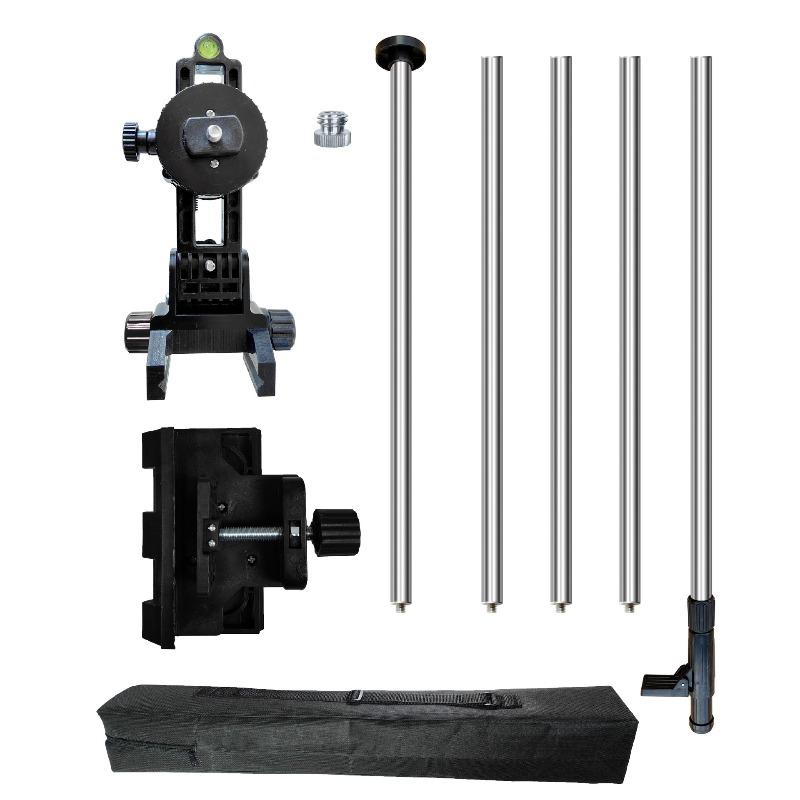 New Laser Level Telescopic Rod Woodworking Ceiling Installation Rod Multi-functional Gimbal Bracket Professional Lifting Tool