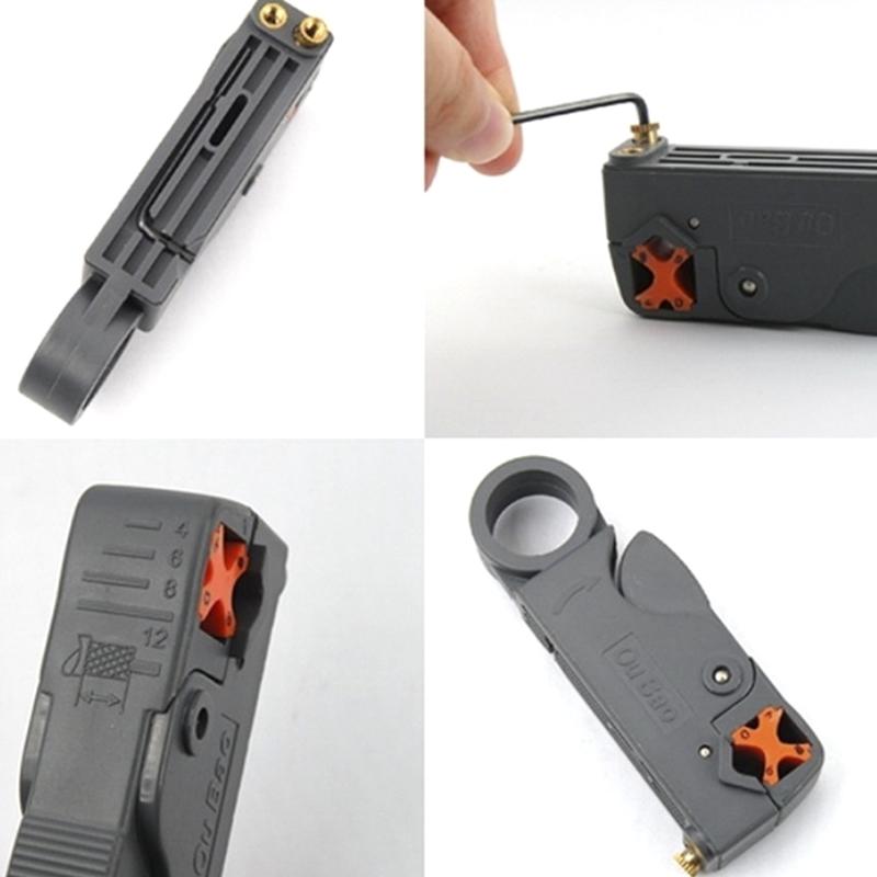 Rotary Coaxial Stripping Cable Stripper Cutter Tool For Rg-58/59/62/6Qs/3C/4C/5C