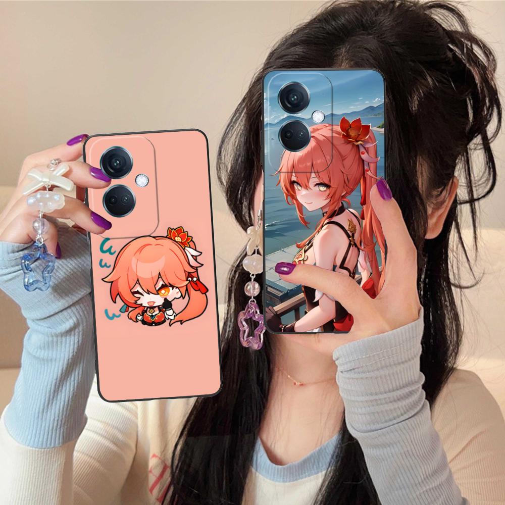 HSR Guinaifen Matte TPU Mobile Phone Case for OPPO Reno 14 13 12 11 10 9 8 7 6 5 F T Pro 5G Colorful Printing Cover