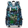 One Piece Zoro Print Large Capacity School Backpack For Kids Teens Anime Bookbag