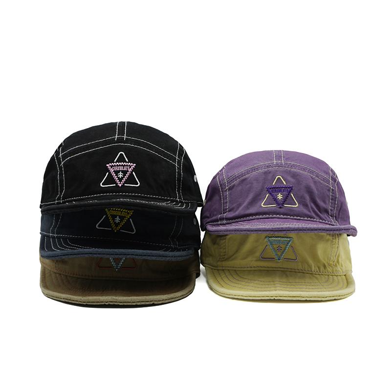 Embroidery Short Soft Brim Baseball Cap 5 Panels Cotton Dad Caps Adjustable Snapback Hat Hats Big Size Outdoor Travel Sunshade