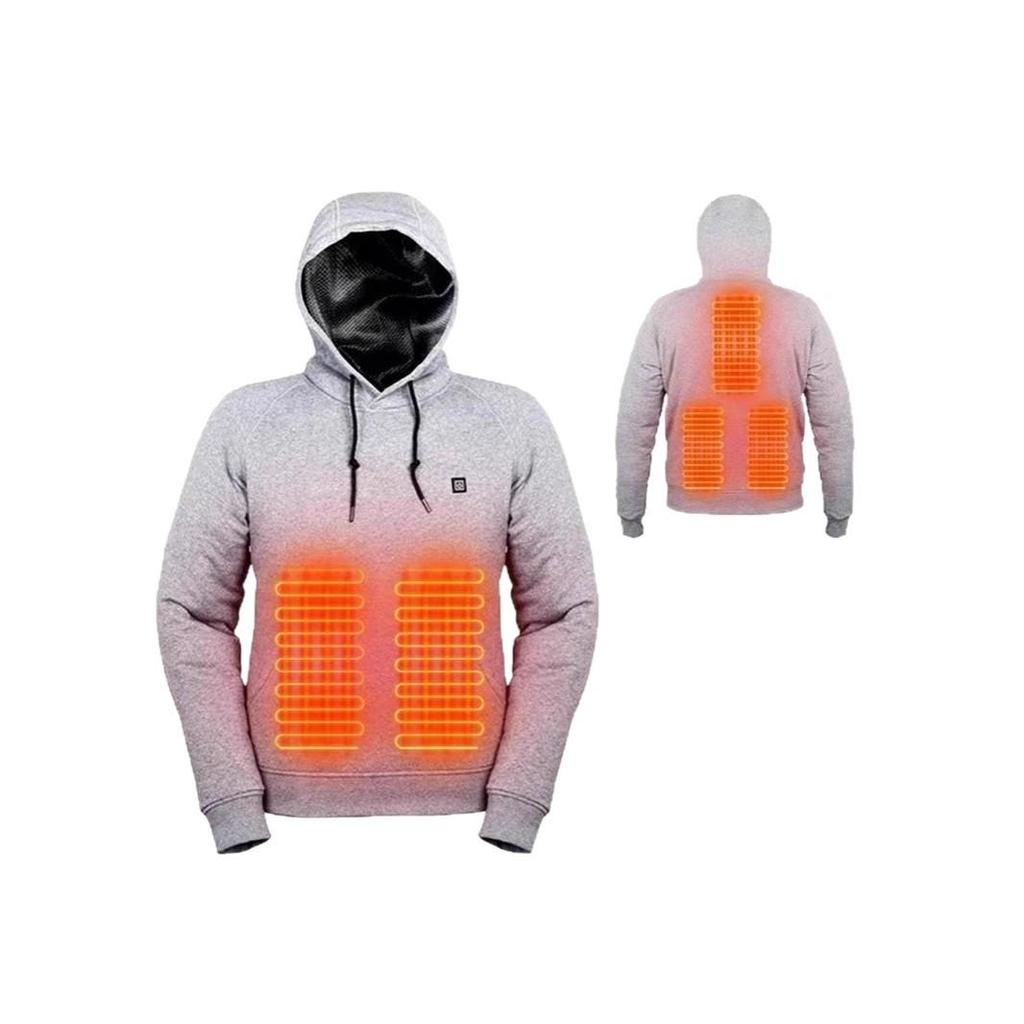 2025 USB Heated Hoodie for Men and Women - Electric Warmth for Casual Wear in Europe