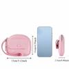 Solid Color Zipper Coin Purse Korean Style Small Item Bag Casual Handheld Wallet  Outdoor