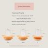 Biqin Heart-Shaped Silicone Pacifier for 0-6 Months - Soft for Sleeping