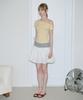 Sinun Eyelet Mix Flare Skirt (White)