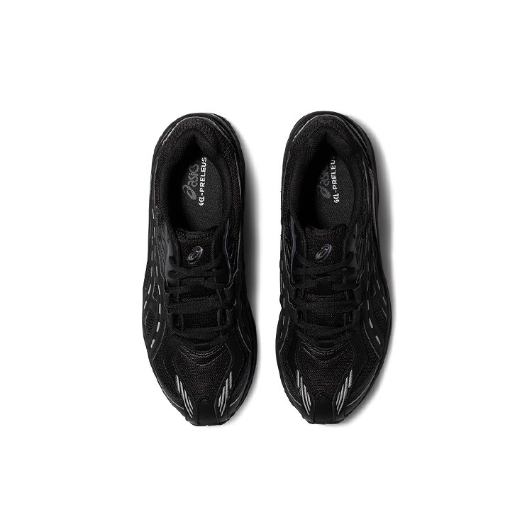 Asics Gel-Preleus Fabric Synthetic Leather Mesh Retro Versatile Low-Top Casual Shoes Unisex Casual Shoes Black 1201A838-002