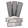 PVC Dust Filter Shield Back Plate For Computer Case Rear Panel Chassis Motherboard Protective Dust Prevention