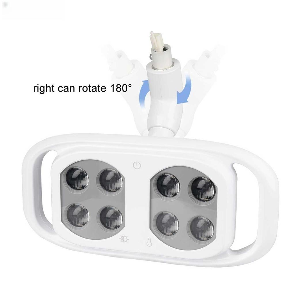 8LED Dental LED Lamp Oral Light For Dentistry Operation Light Chair Inductive Infrared Spotlight Oral Care Teeth Whitening Tool
