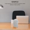 Mini Desktop Trash Can Swing Lid 2L Small Trash Bin for Desk Bedroom Office Vanity Compact Waste Bin Modern Small Garbage Can