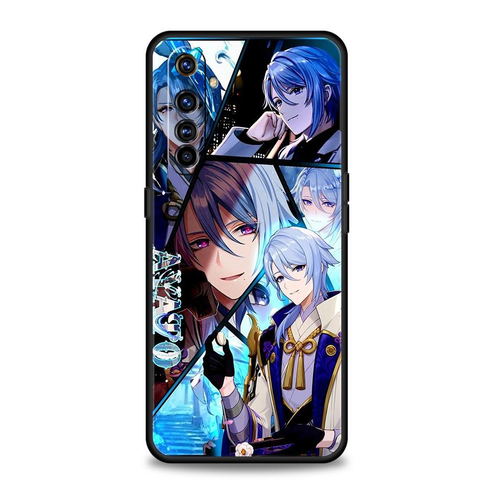 For Realme GT Neo 2 3 3T 5 Phone Case 12 11 5G 10 9 8 5G 7 6 GT5 GT3 GT2 Pro C21 C11 C25 C35 Cover Genshin impact ayato wanderer