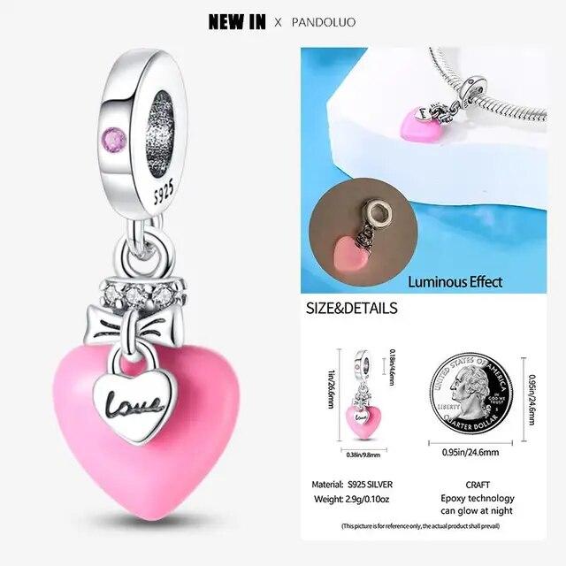 Charms 925 Original FitNew 925 Original Charm Bracelet Women 925 Silver Pendant Beads DIY Jewelry Gift
