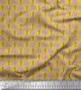 Soimoi Japan Crepe Satin Fabric Floral & Tree Print Fabric by the metre 42 Inch