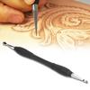 DIY HandMade Pressure Wiper Manual Scribing Shaping Leather Craft Tool(Shallow Spoon)