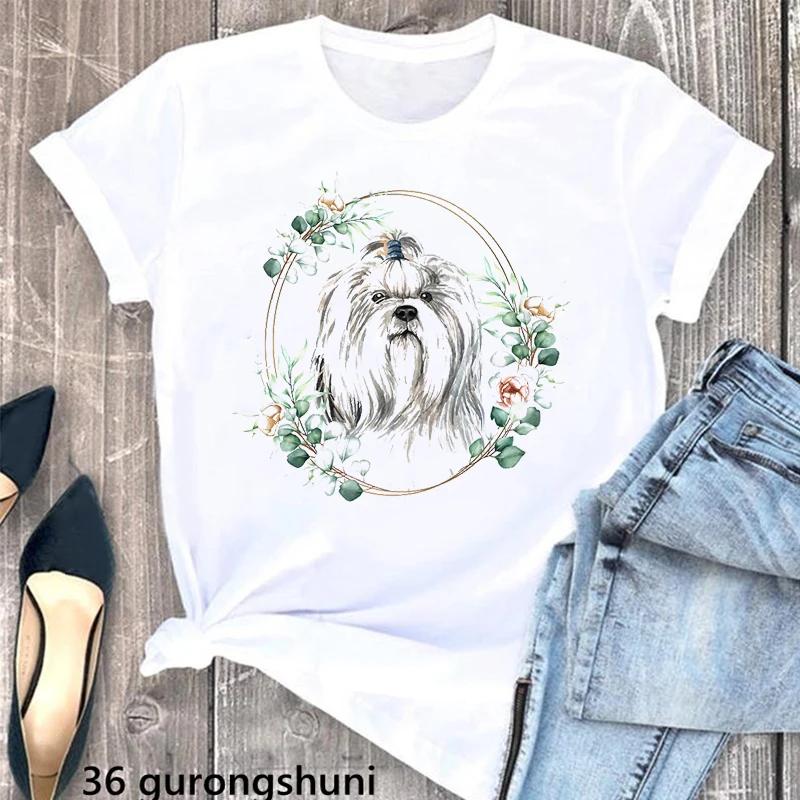 Schnauzer Lover Dog Animal Print Tshirt Graphic Tees Unisex Clothes Funny T Shirts Harajuku Shirt Tumblr Tops Tee