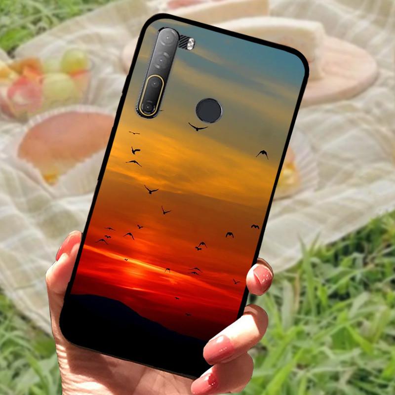 For HTC Desire 20 Pro Case Cover For Desire20 Pro Silicone Soft Marble Black Bumper Funda Coque for HTC Desire 20 Pro Protective