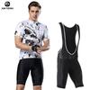 XINTOWN Mens Cycling Bib Shorts Set Road Bike Riding Jersey Sportswear