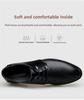 Men's Large Size Breathable Cowhide Leather Formal Shoes, Sizes 45-46, Lace-Up Casual Business Style.