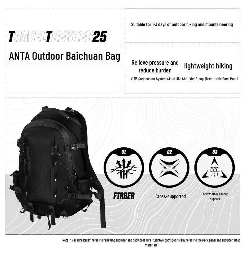 ANTA Wang Yibo Style TT25 Outdoor Backpack