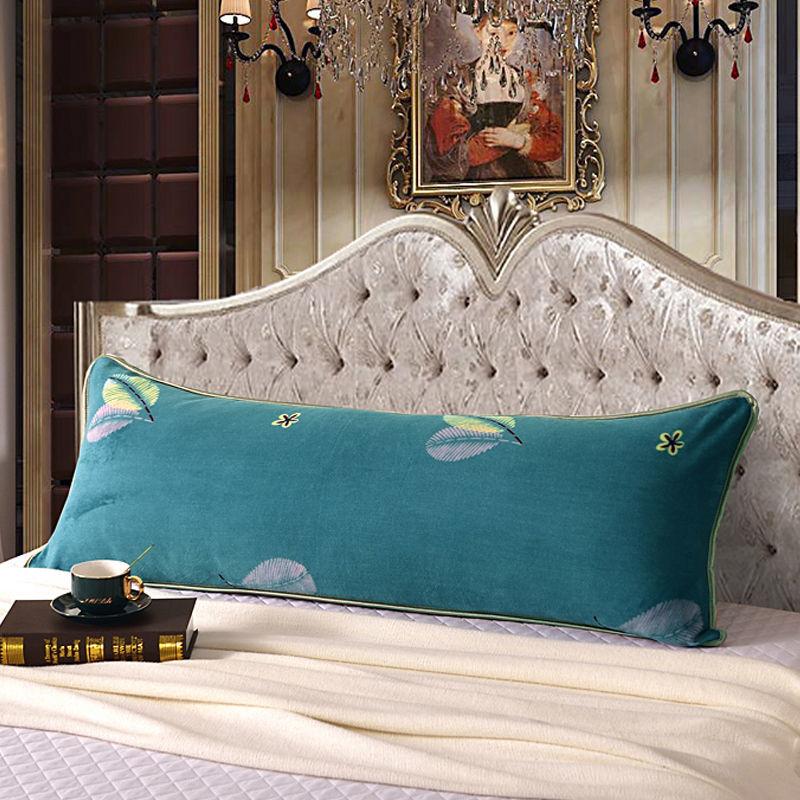 Warm Soft Comfortable Flannel Pillowcase Thicken Coral Fleece Queen King Twin Size Bed Pillow Case 48x180cm