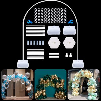 Adjustable Balloon Arch Kit Frame Birthday Balloons Stand Holder Ballon Arch Column Wedding Backdrop Decoration Baby Shower