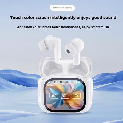 Neue LCD-Farb-Bluetooth-Kopfhörer ANC Noise Cancelling ENC Low Power Sports Wireless JM99-Kopfhörer