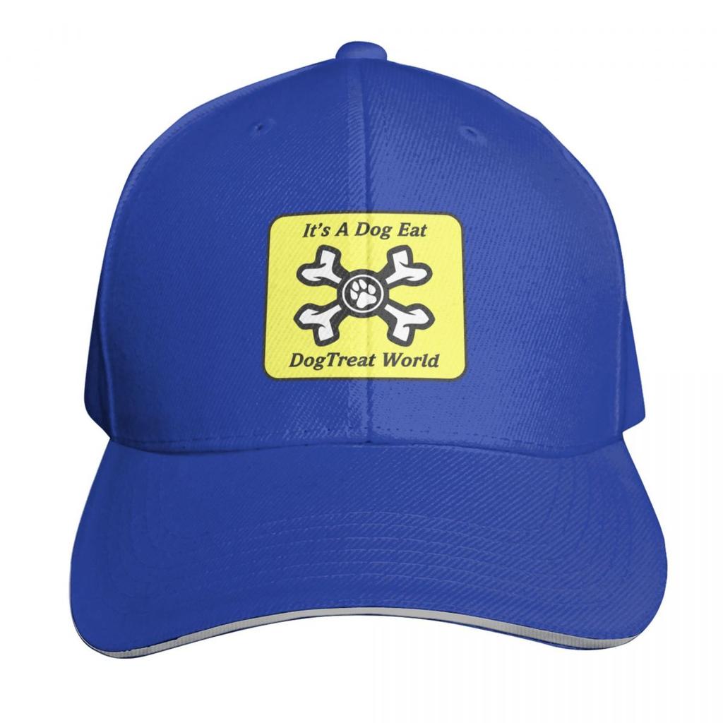 Dog Eat DogTreat World Baseball Cap Sun Cap Sports Cap Golf hats for Unisex Unisex Womens