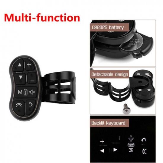 Wireless Car Steering Wheel Button Remote Car Stereo DVD GPS Control Security