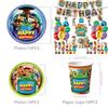 Conjunto de Artigos de Festa Toy Story Com Pratos de Papel e Faixa Para Celebração de Aniversário de Crianças