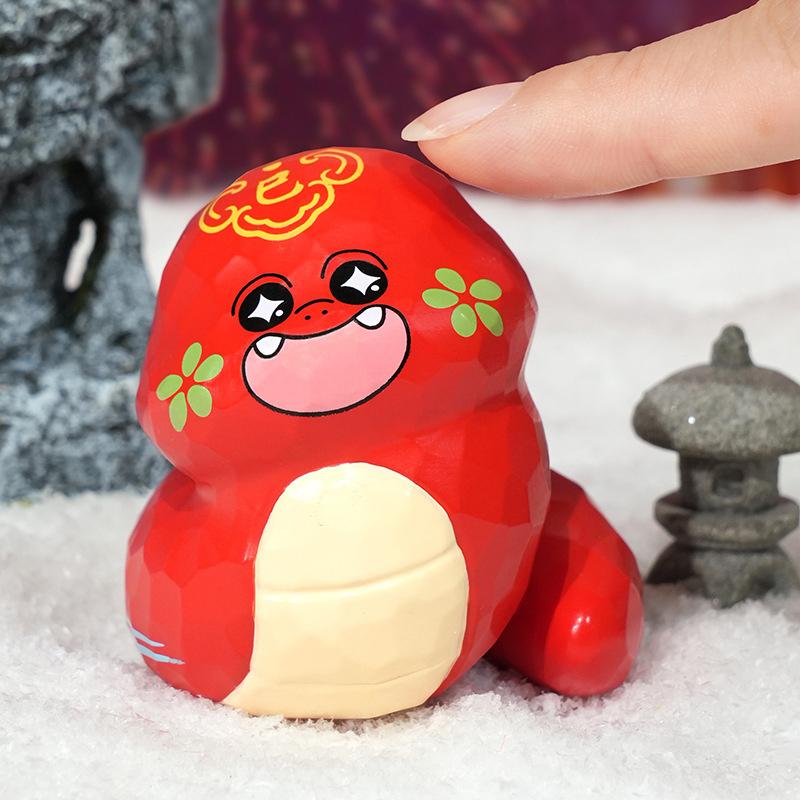 

Cartoon Snake Group White Snake Red Snake Ornaments Year Gift Desktop Office Decoration белый