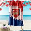 Arsenal F Print Beach Towel, Large Soft Quick Dry Towel for Beach Camping Swimming
