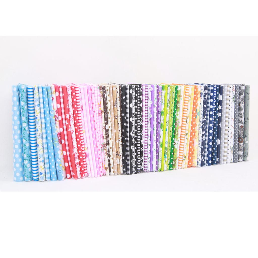 7PCS Stoffbündel Patchwork Quadrate Quilten Nähen Patchwork DIY